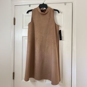 Women’s Faux Suede Dress NWT